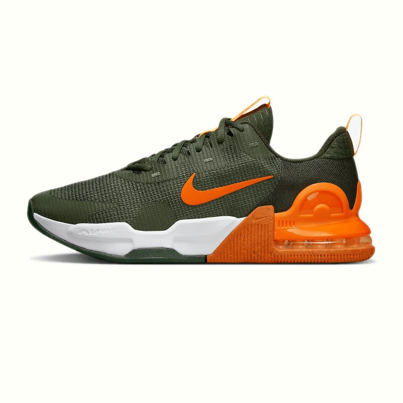 Кроссовки Nike Air Max Alpha 5, зеленый/белый/оранжевый