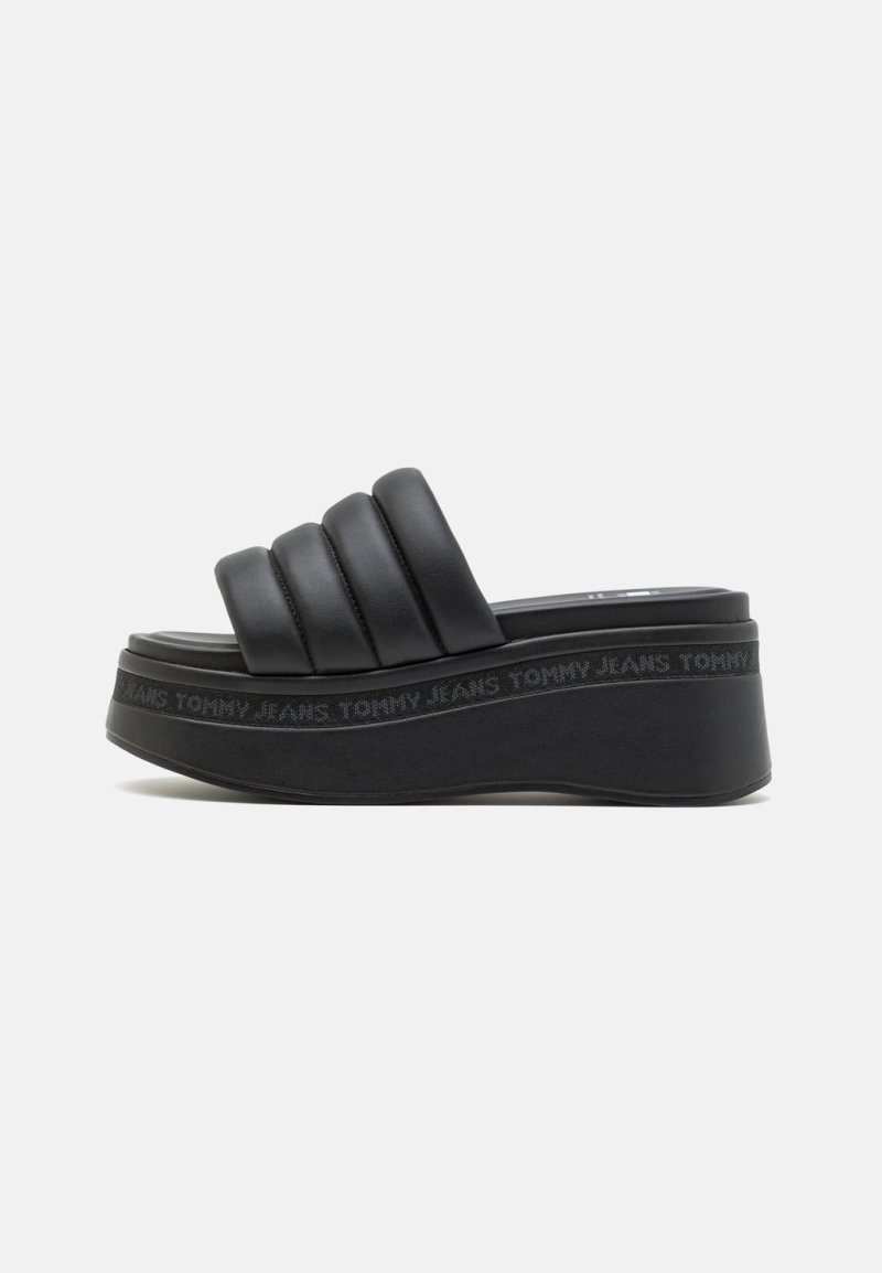 Туфли-лодочки на высоком каблуке WEDGE Tommy Jeans, цвет black
