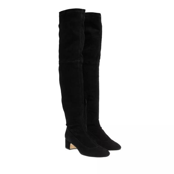 Сапоги ayannah over the knee stretch leather boot Ted Baker, черный