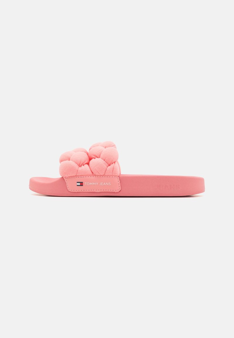 Туфли-лодочки на плоской подошве BRAIDED SLIDE Tommy Jeans, цвет tickled pink